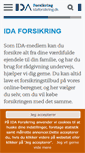 Mobile Screenshot of idaforsikring.dk
